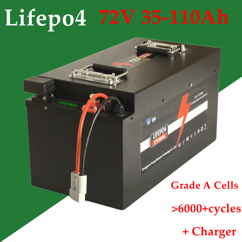 72V 60Ah Lifepo4 Battery Pack - Batteria al litio 72V 35Ah 40Ah