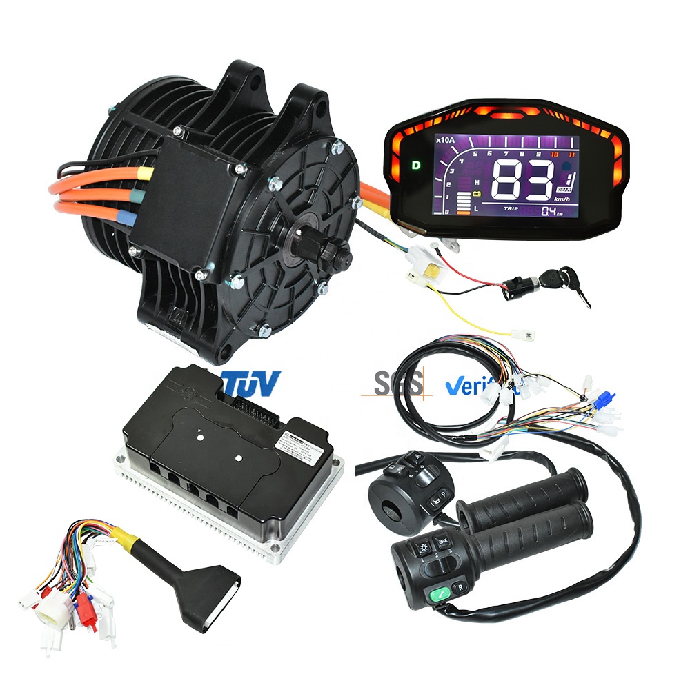 Mid Drive Motor Kit 72V 3000W - Motore PMSM a Rotore Interno per