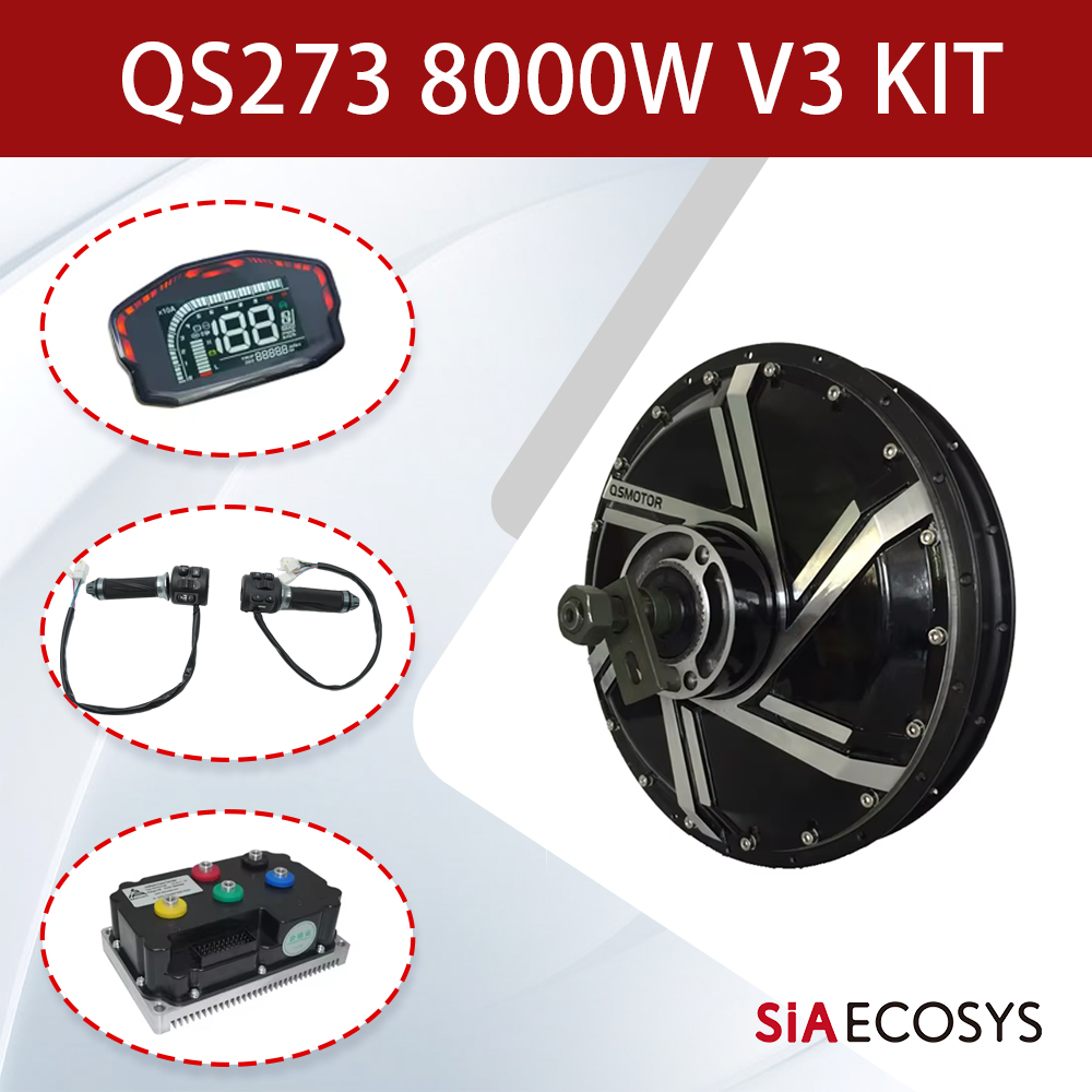 Qs273 Hub Motor 8000W 72V - Kit Motore Hub QSMOTOR QS273 V3