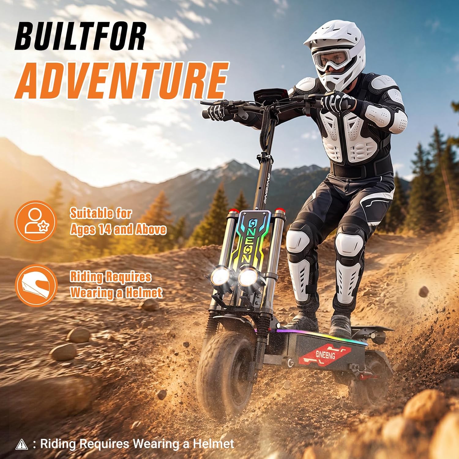 ONECNA GT8, monopattino elettr - 60V 5600W Dual Motor Electric Scooter recensione e prezzo