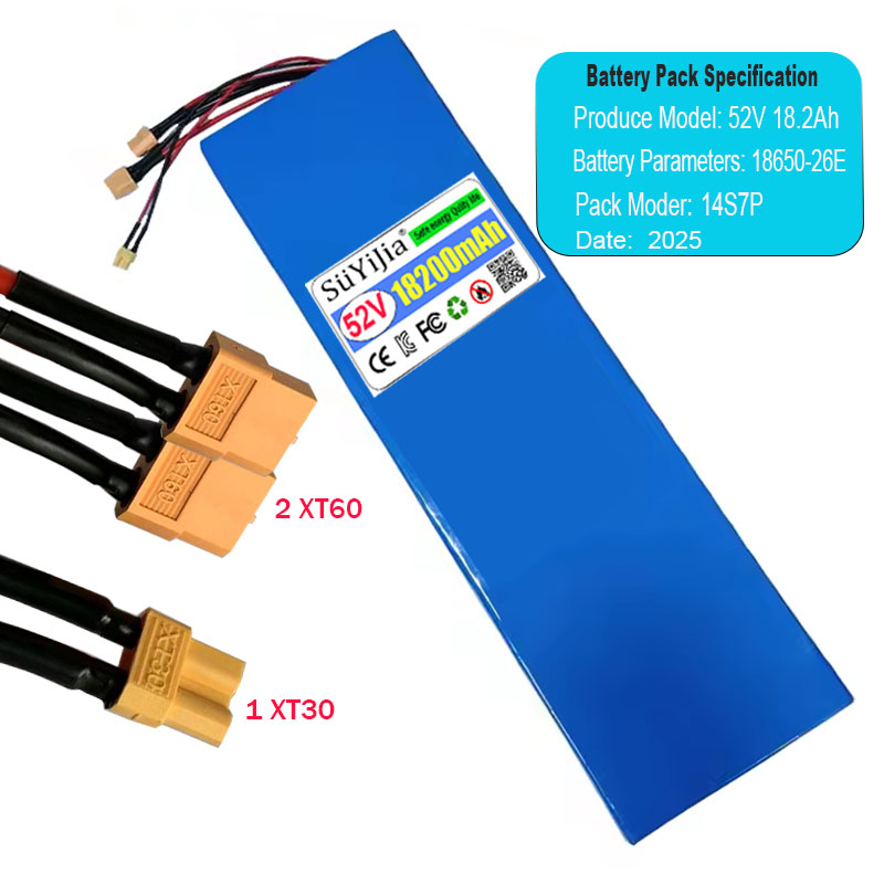 Nuova batteria al litio 14S7P  - 60V 30Ah Electric Scooter Battery recensione e prezzo