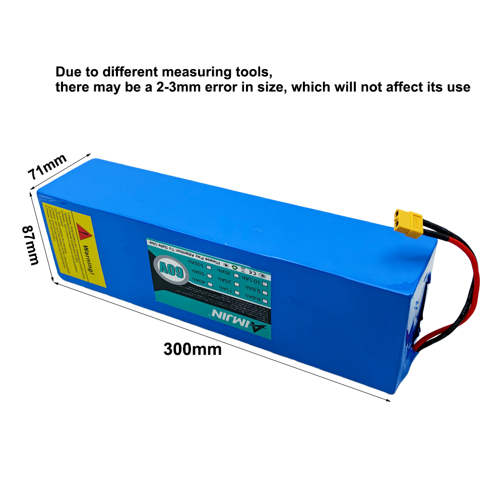 Batteria 60V 15000mAH 18650 al - 60V 30Ah Electric Scooter Battery recensione e prezzo